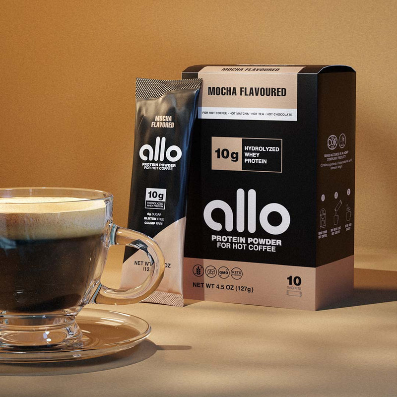 Protein Powder For Hot Coffee (Non-Creamer) by Allo Nutrition - High-quality Protein Powder by Allo Nutrition at 
