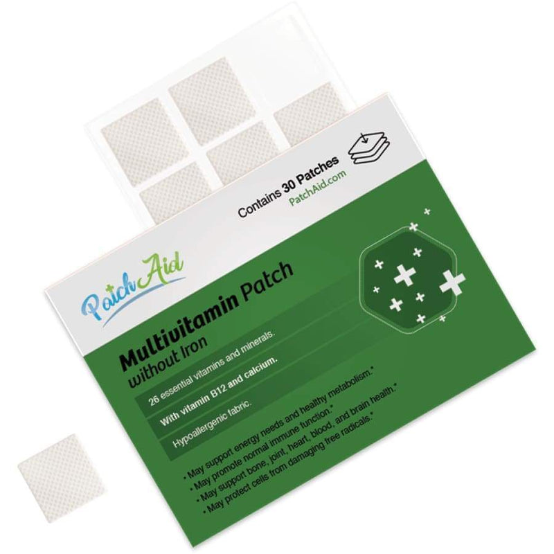 MultiVitamin Plus Topical Patch without Iron by PatchAid - High-quality Vitamin Patch by PatchAid at 