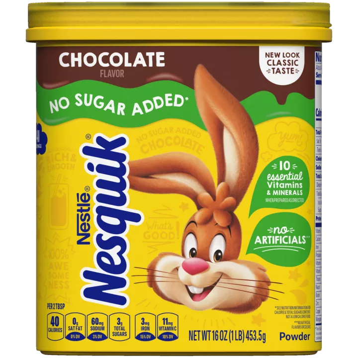 Nestle Nesquik, No Sugar Added 16 oz. - High-quality Bariatric Approved by Nestle at BariatricPal Store