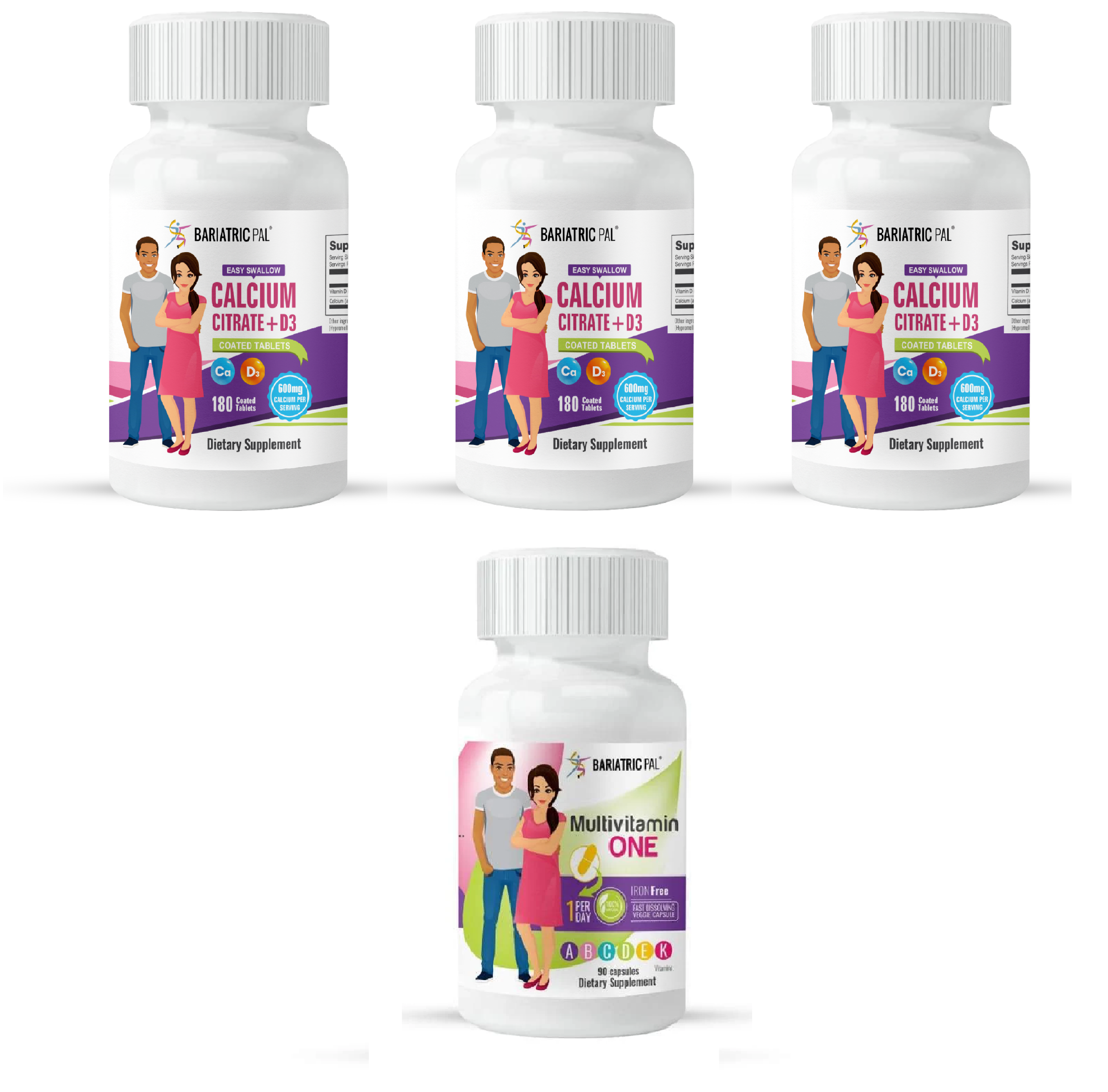 Gastric Sleeve Complete Bariatric Vitamin Pack by BariatricPal - Tablets - High-quality Vitamin Pack by BariatricPal at BariatricPal Store