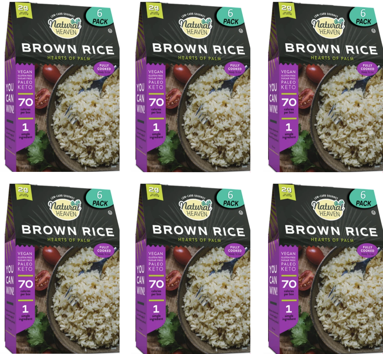 Brown Rice Hearts of Palm by Natural Heaven - High-quality Rice by Natural Heaven at BariatricPal Store