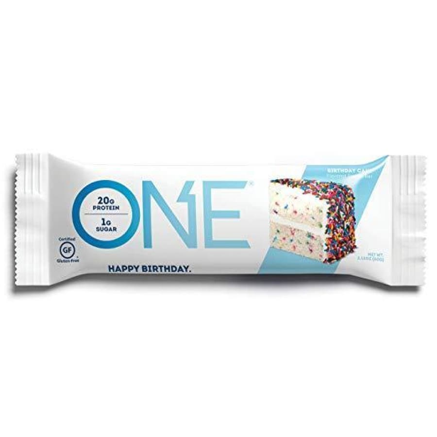 ONE Brands ONE Protein Bar - Birthday Cake - High-quality Protein Bars by One Brands at BariatricPal Store
