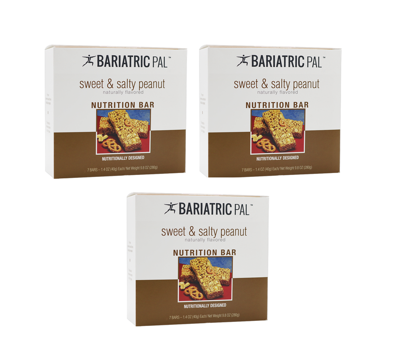 BariatricPal 10g Protein Snack Bars - Sweet & Salty Peanut Bar - High-quality Protein Bars by BariatricPal at 