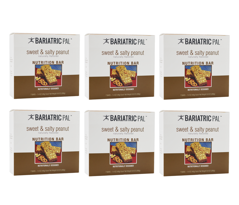 BariatricPal 10g Protein Snack Bars - Sweet & Salty Peanut Bar - High-quality Protein Bars by BariatricPal at 