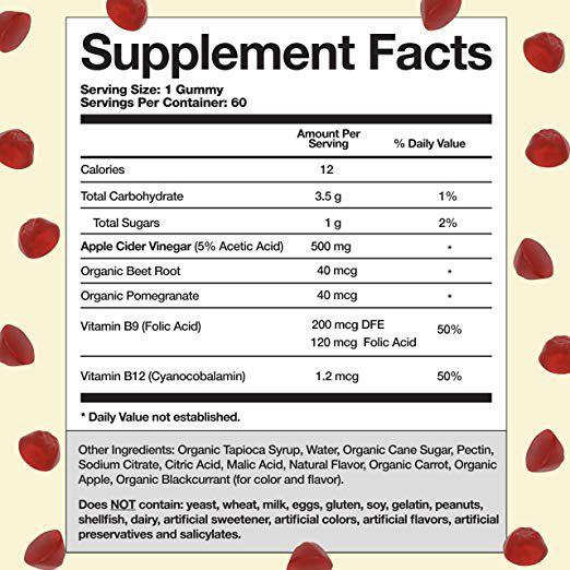 Goli Nutrition Apple Cider Vinegar Gummies - High-quality Metabolism Booster by Goli at BariatricPal Store