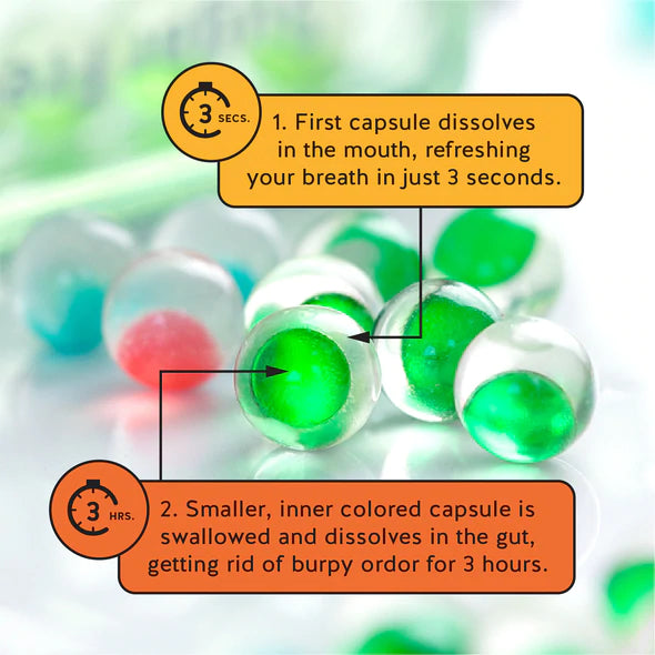 Breath + Gut Mints For Gut Healthy by NUDE - Raspberry - High-quality Candies by NUDE at BariatricPal Store