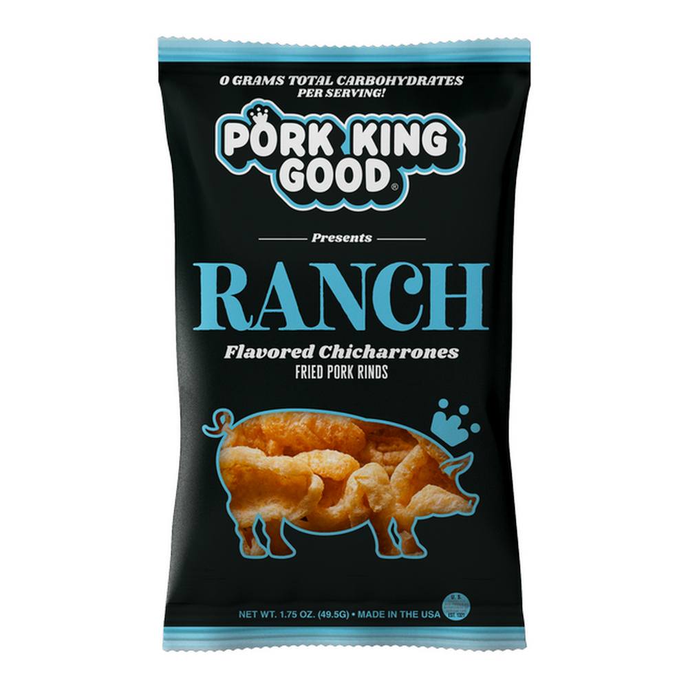 Pork King Good Pork Rinds - Ranch - High-quality Pork Rinds by Pork King Good at BariatricPal Store