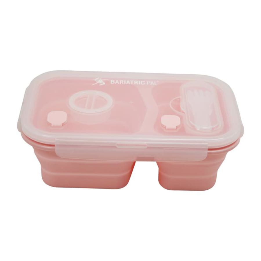 Portion Control Bento Lunch Box, Storage Container & Plate by BariatricPal - Collapsible, Leak-Proof & Available in 2 Colors! - High-quality Lunch Box by BariatricPal at BariatricPal Store