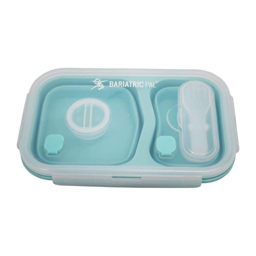 Portion Control Bento Lunch Box, Storage Container & Plate by BariatricPal - Collapsible, Leak-Proof & Available in 2 Colors! - High-quality Lunch Box by BariatricPal at BariatricPal Store