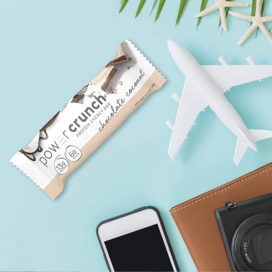 Power Crunch Protein Energy Wafer Bar - Chocolate Coconut - High-quality Protein Bars by Power Crunch at BariatricPal Store