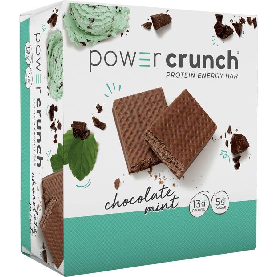 Power Crunch Protein Energy Wafer Bar – Chocolate Mint - High-quality Protein Bars by Power Crunch at BariatricPal Store