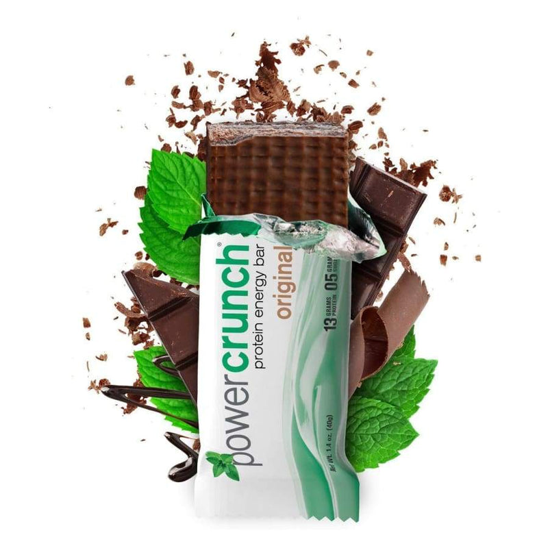 Power Crunch Protein Energy Wafer Bar – Chocolate Mint - High-quality Protein Bars by Power Crunch at 