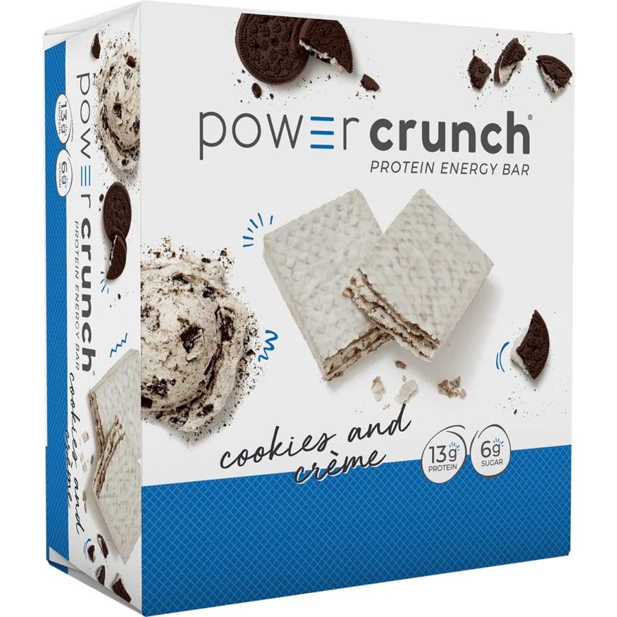 Power Crunch Protein Energy Wafer Bar – Cookies & Creme - High-quality Protein Bars by Power Crunch at BariatricPal Store