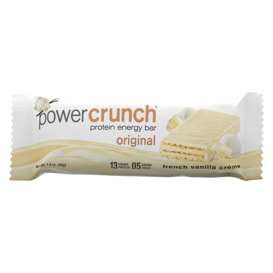Power Crunch Protein Energy Wafer Bar – French Vanilla Creme - High-quality Protein Bars by Power Crunch at BariatricPal Store