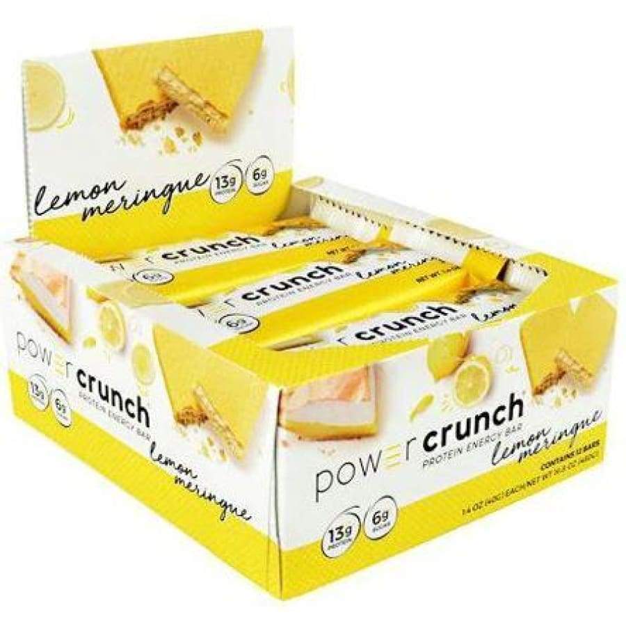 Power Crunch Protein Energy Wafer Bar - Lemon Meringue - High-quality Protein Bars by Power Crunch at BariatricPal Store