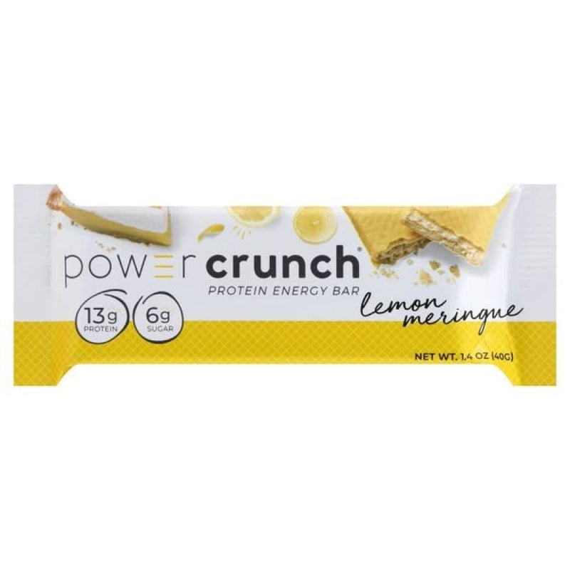 Power Crunch Protein Energy Wafer Bar - Lemon Meringue - High-quality Protein Bars by Power Crunch at 