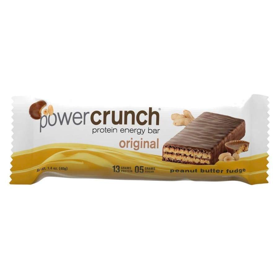 Power Crunch Protein Energy Wafer Bar – Peanut Butter Fudge - High-quality Protein Bars by Power Crunch at BariatricPal Store