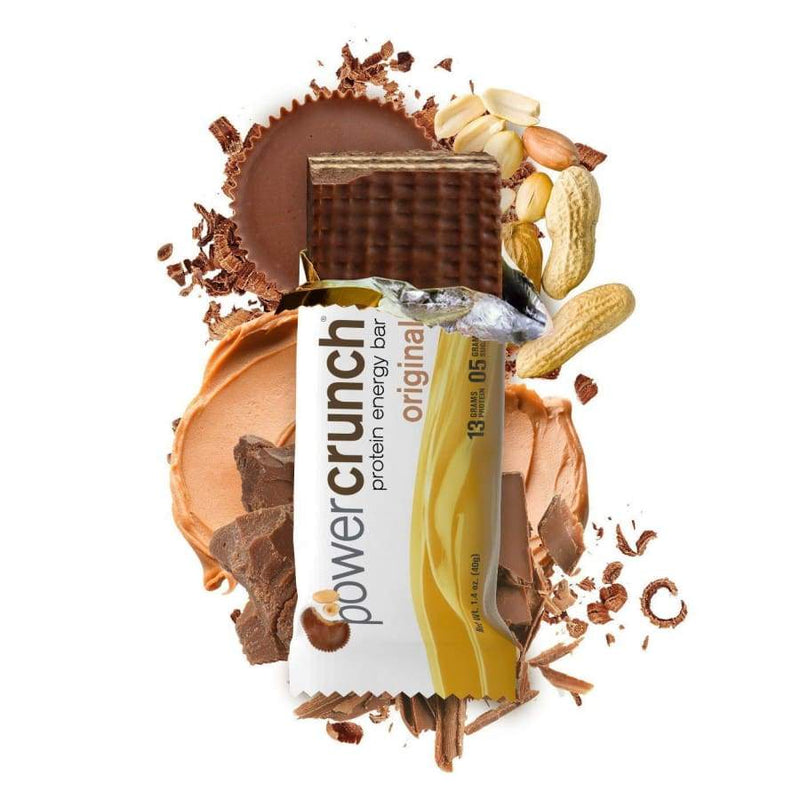 Power Crunch Protein Energy Wafer Bar – Peanut Butter Fudge - High-quality Protein Bars by Power Crunch at 