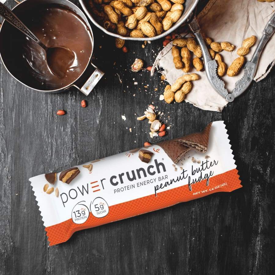 Power Crunch Protein Energy Wafer Bar – Peanut Butter Fudge - High-quality Protein Bars by Power Crunch at BariatricPal Store