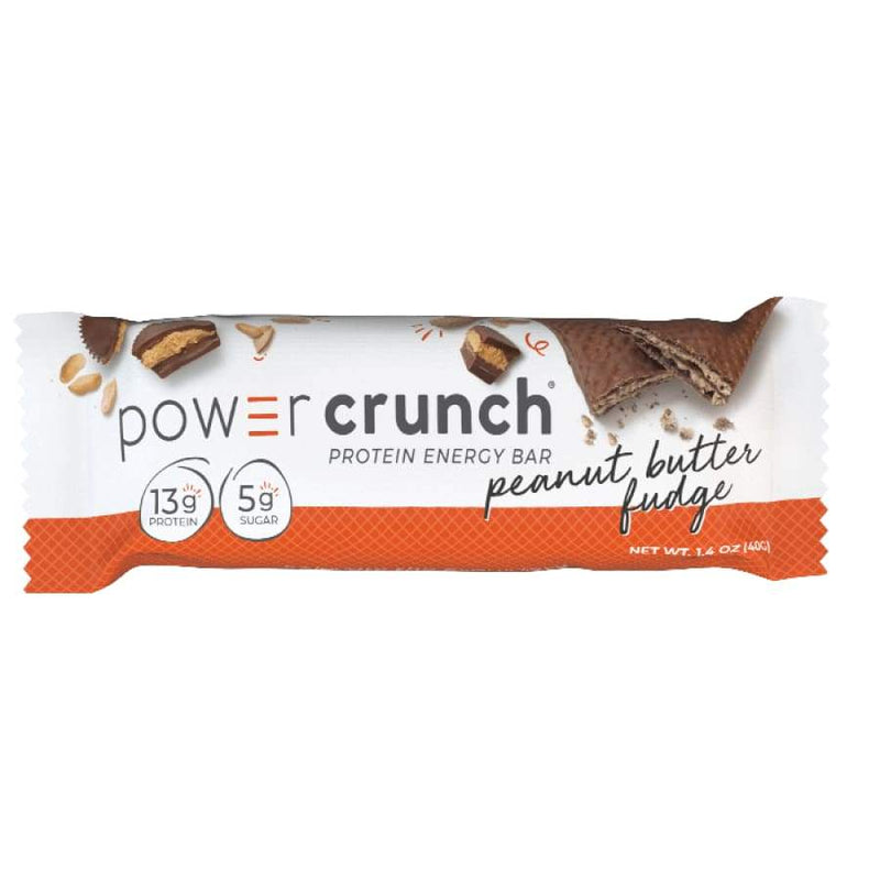 Power Crunch Protein Energy Wafer Bar – Peanut Butter Fudge - High-quality Protein Bars by Power Crunch at 