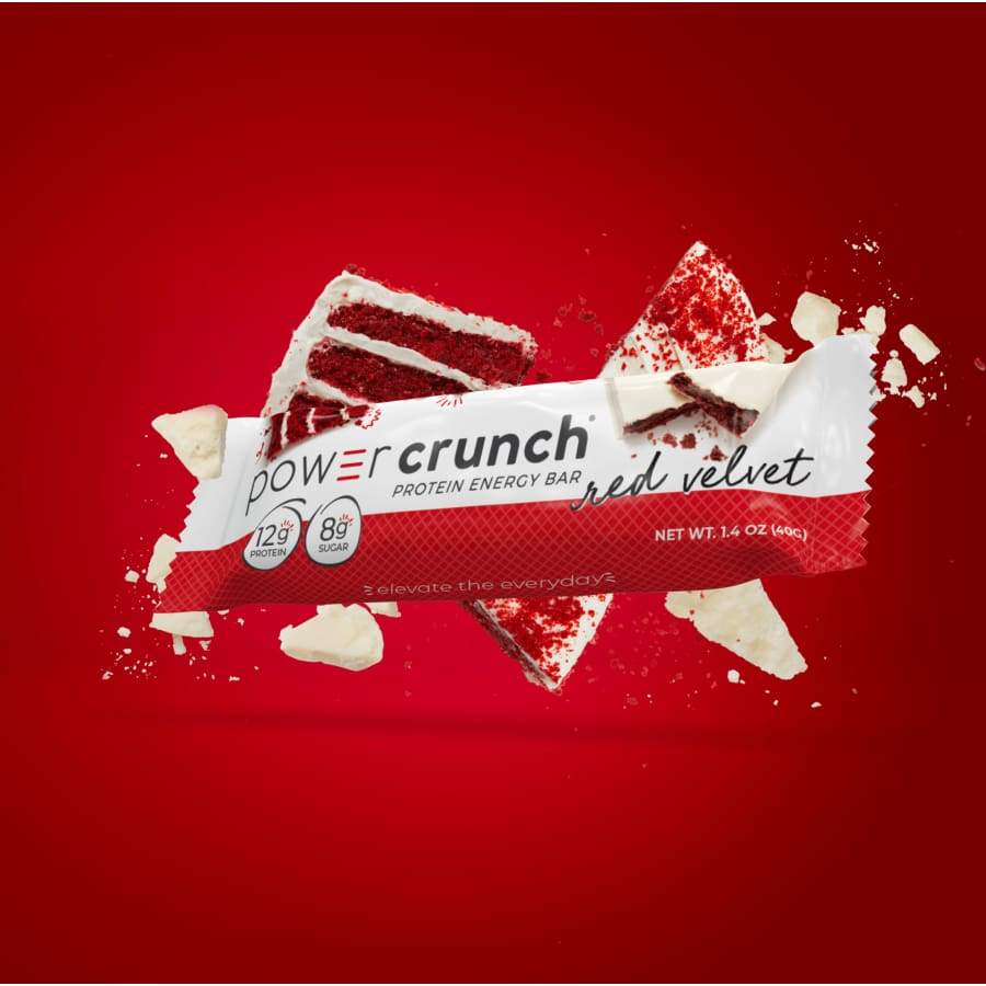 Power Crunch Protein Energy Wafer Bar – Red Velvet - High-quality Protein Bars by Power Crunch at BariatricPal Store