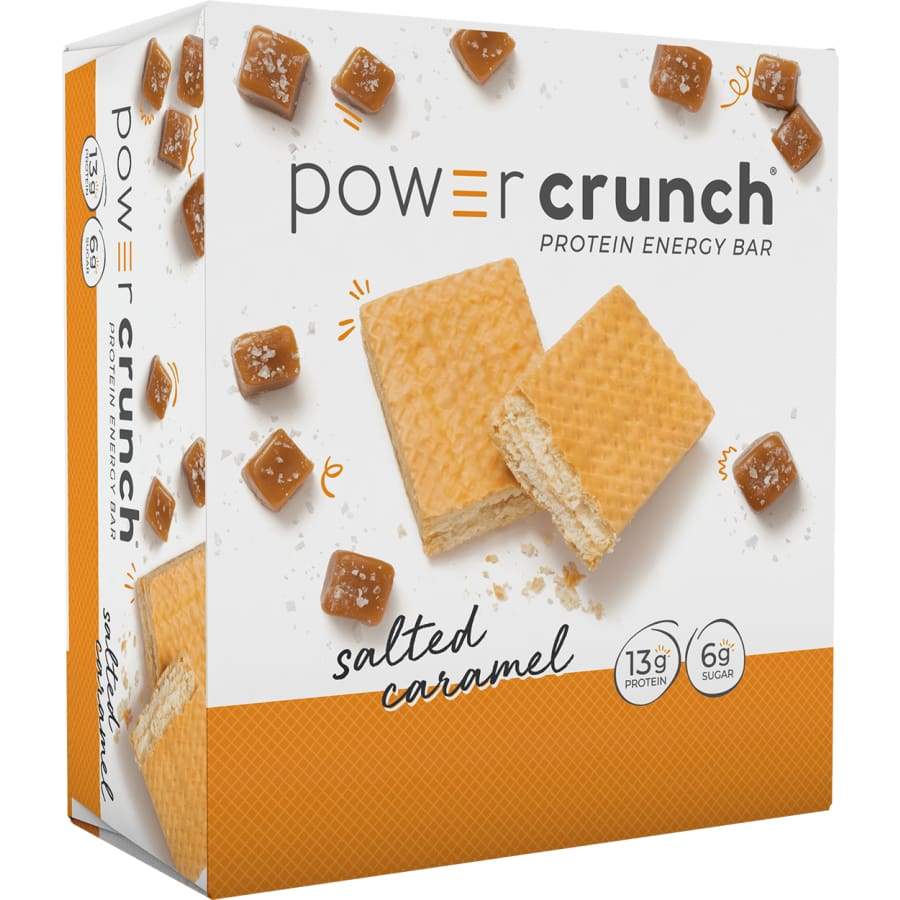Power Crunch Protein Energy Wafer Bar – Salted Caramel - High-quality Protein Bars by Power Crunch at BariatricPal Store