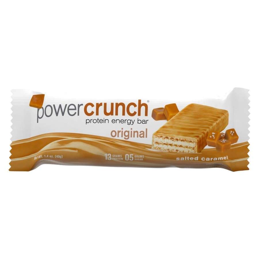 Power Crunch Protein Energy Wafer Bar – Salted Caramel - High-quality Protein Bars by Power Crunch at BariatricPal Store
