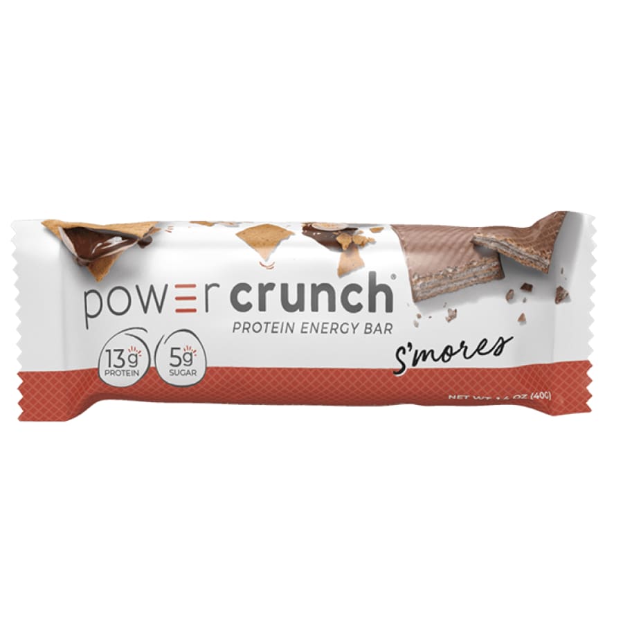 Power Crunch Protein Energy Wafer Bar - Smore's - High-quality Protein Bars by Power Crunch at BariatricPal Store