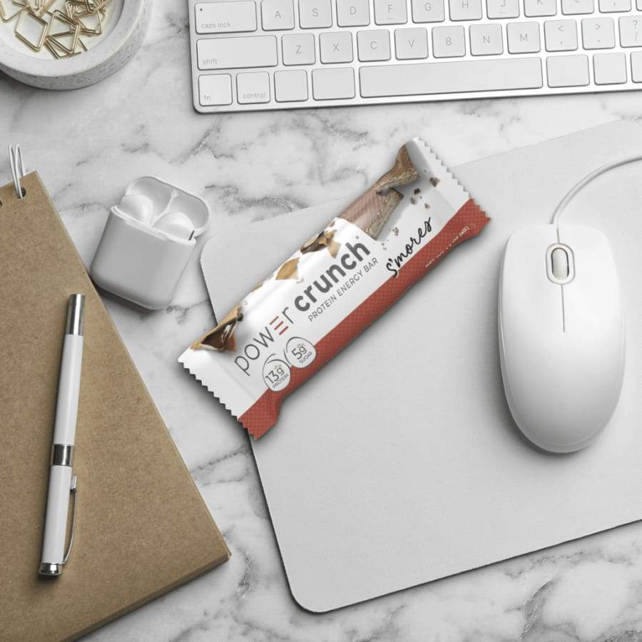 Power Crunch Protein Energy Wafer Bar - Smore's - High-quality Protein Bars by Power Crunch at BariatricPal Store