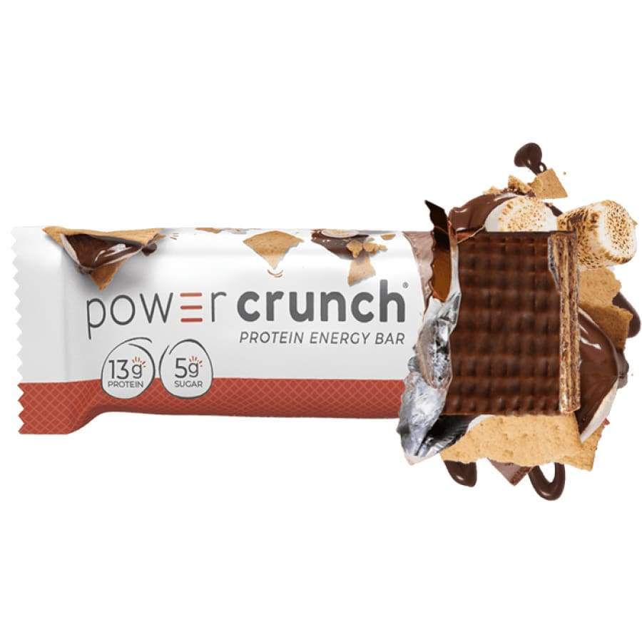Power Crunch Protein Energy Wafer Bar - Smore's - High-quality Protein Bars by Power Crunch at BariatricPal Store