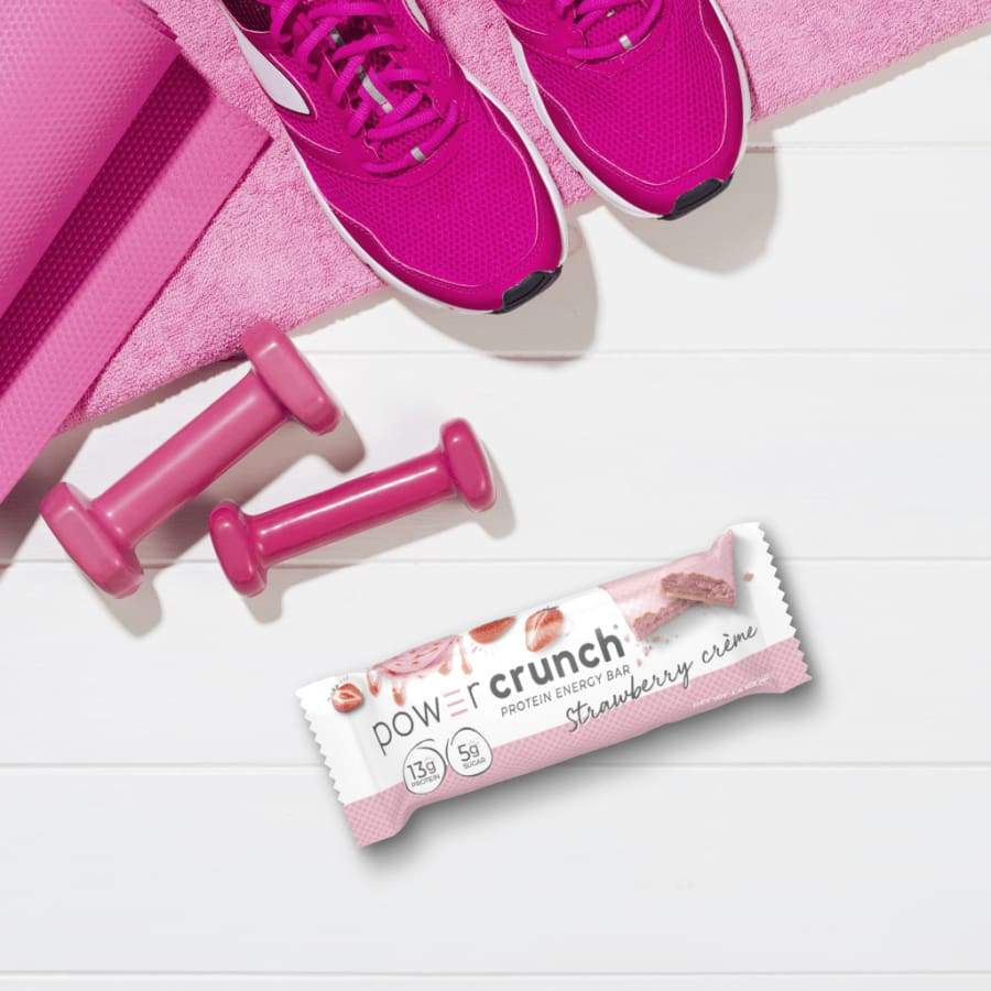 Power Crunch Protein Energy Wafer Bar - Strawberry Creme - High-quality Protein Bars by Power Crunch at BariatricPal Store