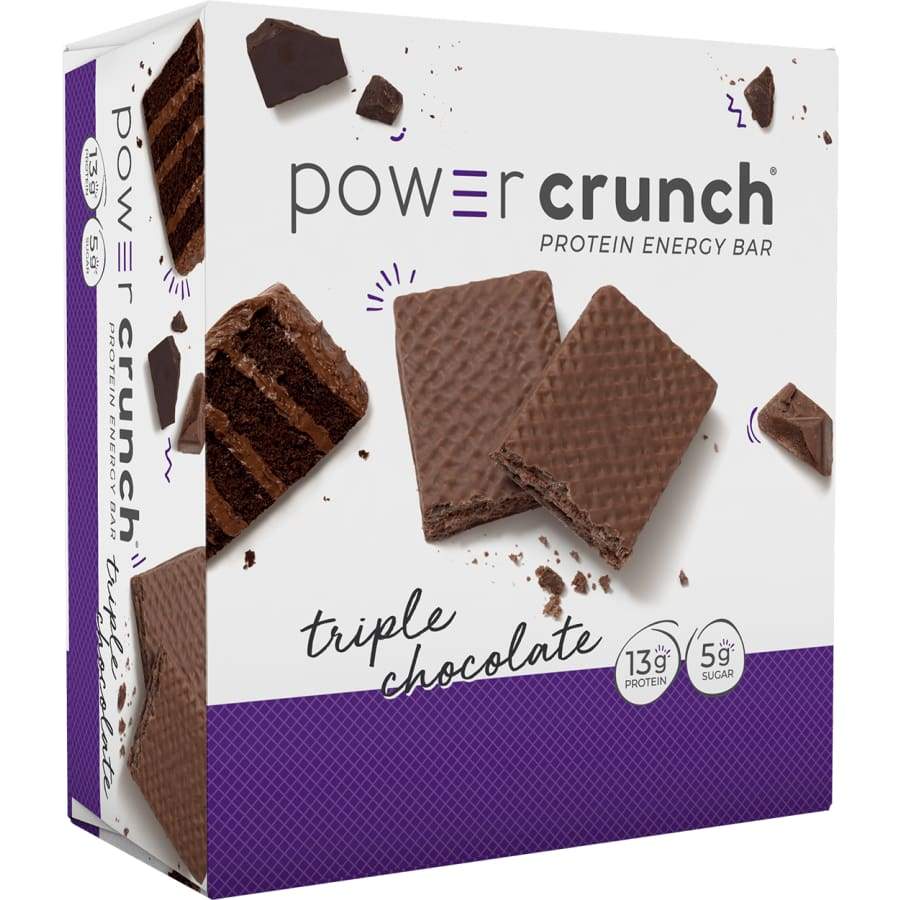 Power Crunch Protein Energy Wafer Bar – Triple Chocolate - High-quality Protein Bars by Power Crunch at BariatricPal Store