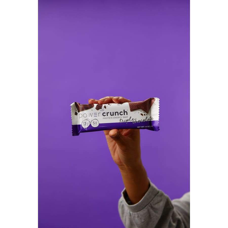 Power Crunch Protein Energy Wafer Bar – Triple Chocolate - High-quality Protein Bars by Power Crunch at BariatricPal Store