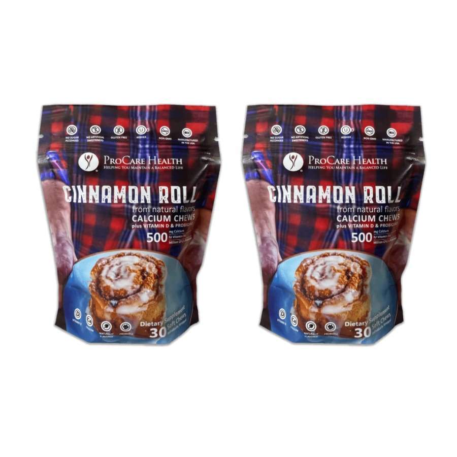 ProCare Health Calcium Soft Chew 500mg - Cinnamon Roll - High-quality Calcium by ProCare Health at BariatricPal Store