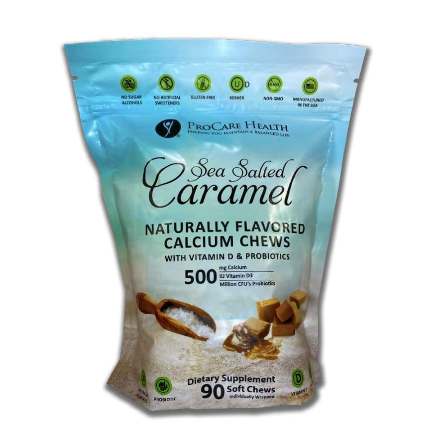 ProCare Health Calcium Soft Chew 500mg - Sea Salted Caramel - High-quality Calcium by ProCare Health at BariatricPal Store