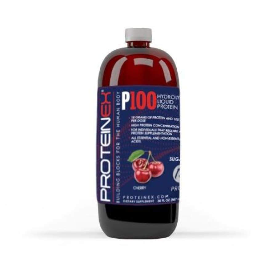 Proteinex P-100 Liquid Protein - Cherry - High-quality Liquid Protein by Llorens Pharmaceutical at BariatricPal Store