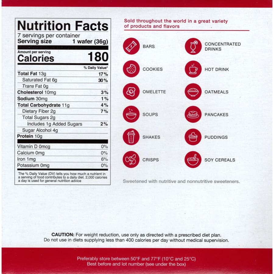 Proti Diet 10g Protein Wafer Bars - Chocolate - High-quality Protein Bars by Proti Diet at BariatricPal Store