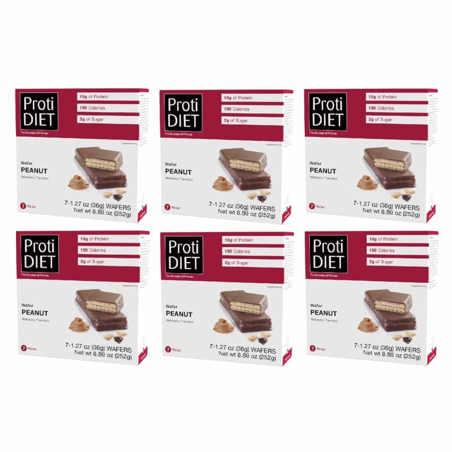 Proti Diet 10g Protein Wafer Bars - Peanut - High-quality Protein Bars by Proti Diet at BariatricPal Store