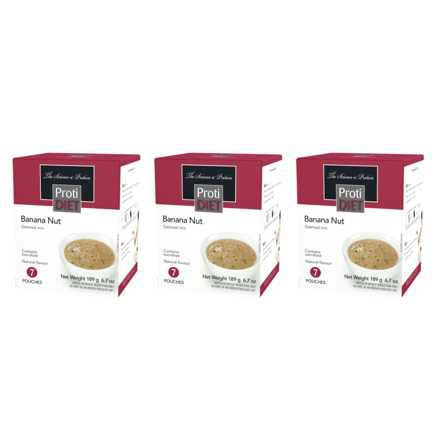 Proti Diet 15g Hot Protein Breakfast - Banana Nut Oatmeal - High-quality Breakfast by Proti Diet at BariatricPal Store