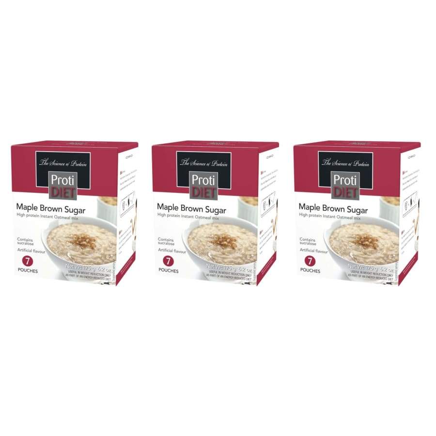 Proti Diet 15g Hot Protein Breakfast - Maple Brown Sugar Oatmeal - High-quality Breakfast by Proti Diet at BariatricPal Store