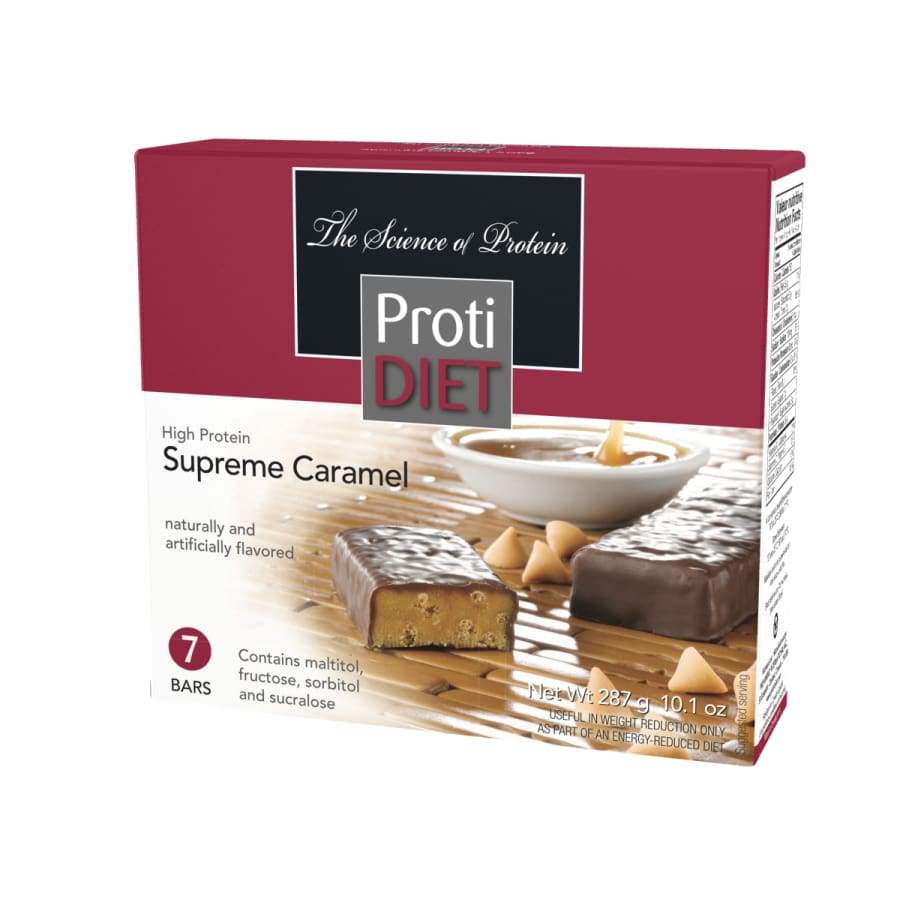 Proti Diet 15g Protein Bars - Supreme Caramel - High-quality Protein Bars by Proti Diet at BariatricPal Store