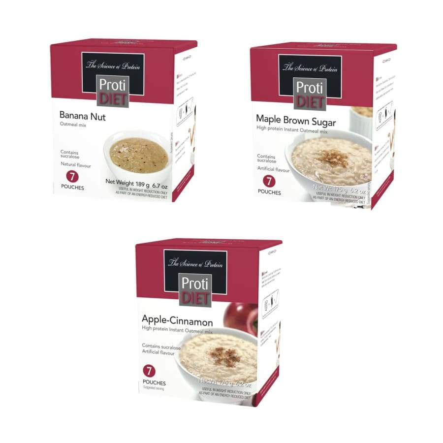 Proti Diet 15g Protein Oatmeal - Variety Pack - High-quality Oatmeal by Proti Diet at BariatricPal Store