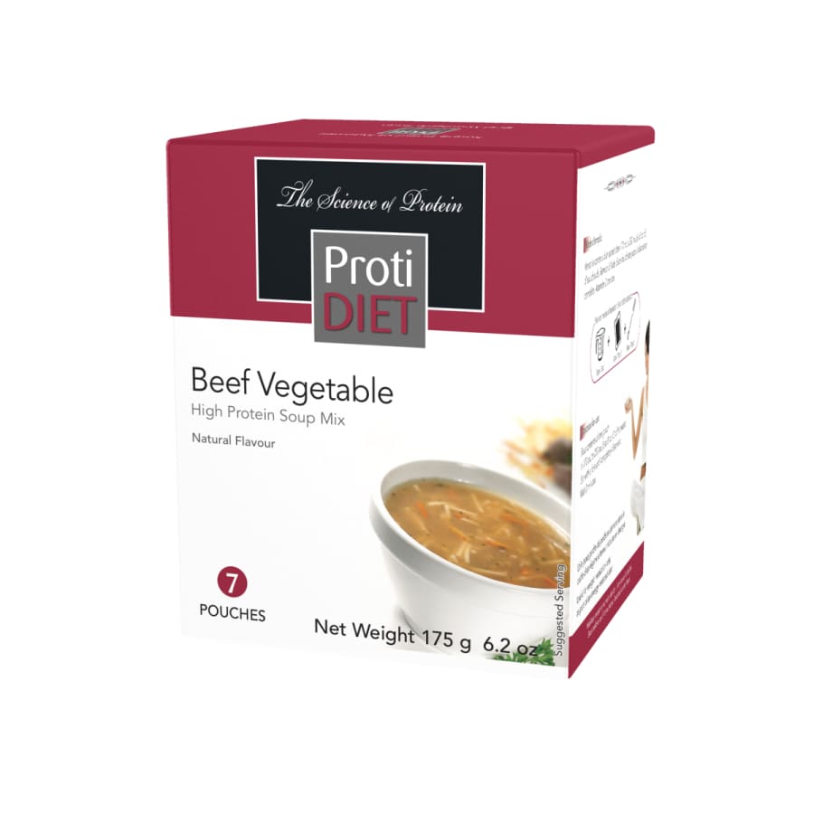 Proti Diet 15g Protein Soup - Beef Vegetable - High-quality Soups by Proti Diet at BariatricPal Store