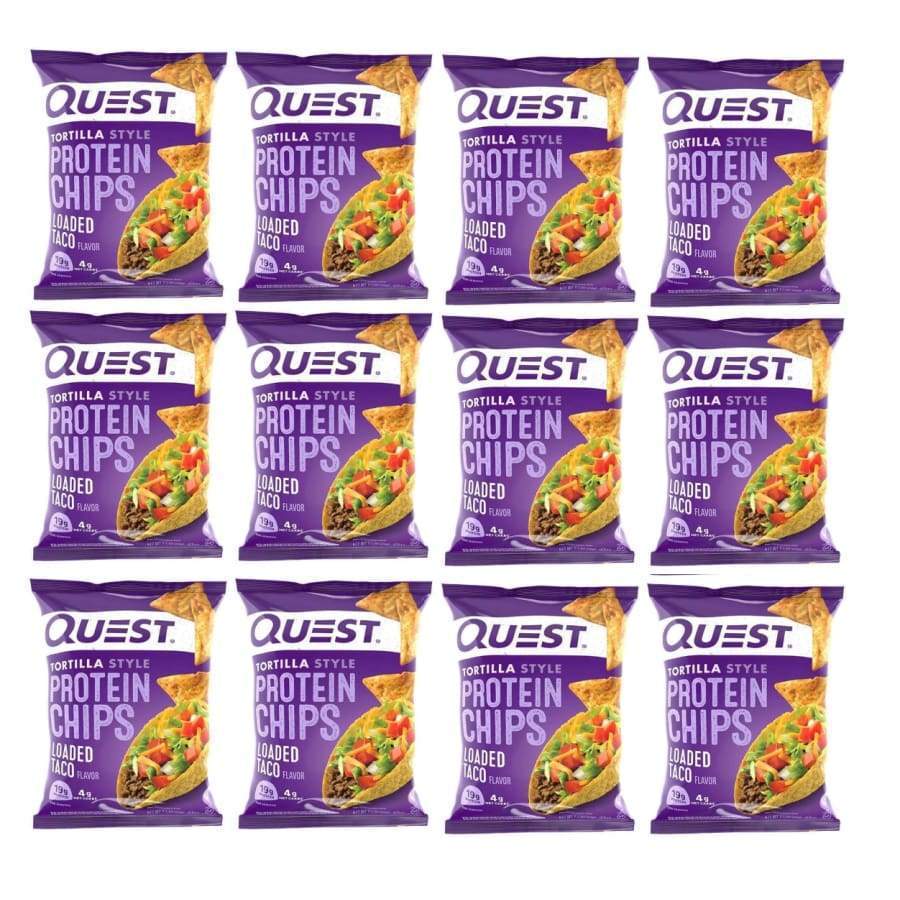 Quest Tortilla Style Protein Chips - Loaded Taco - High-quality Protein Chips by Quest Nutrition at BariatricPal Store