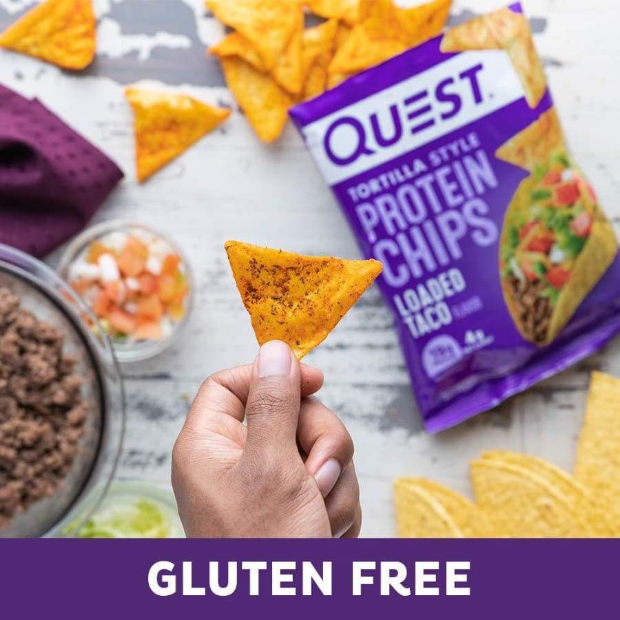 Quest Tortilla Style Protein Chips - Loaded Taco - High-quality Protein Chips by Quest Nutrition at BariatricPal Store