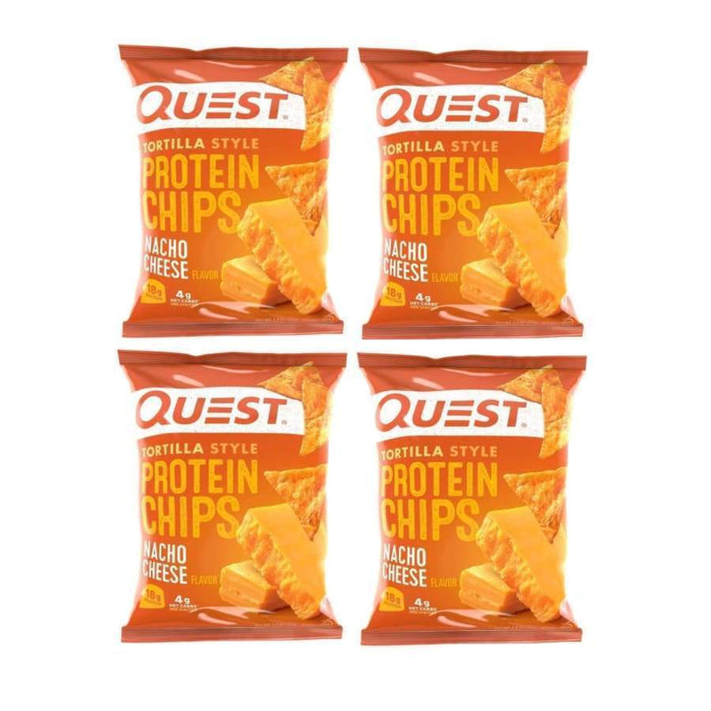 Quest Tortilla Style Protein Chips - Nacho Cheese - High-quality Protein Chips by Quest Nutrition at 
