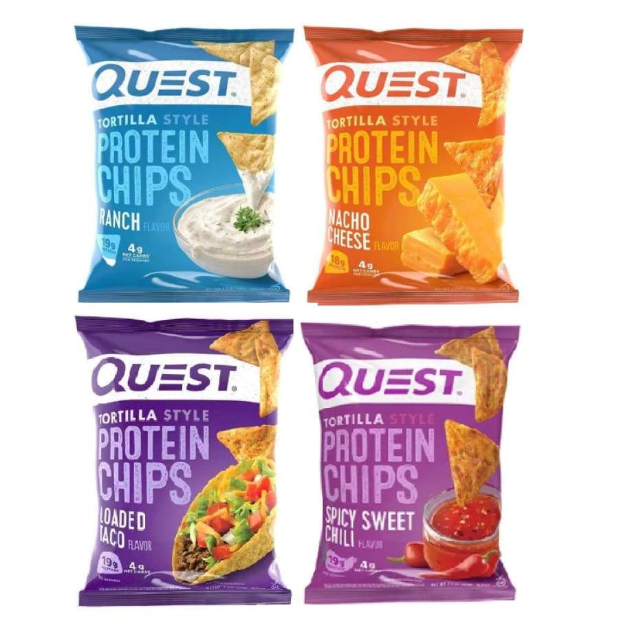 Quest Tortilla Style Protein Chips - Variety Pack - High-quality Protein Chips by Quest Nutrition at BariatricPal Store