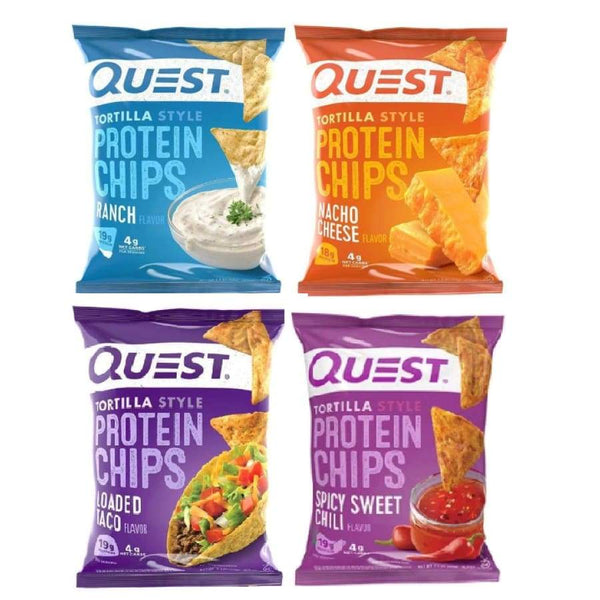 Quest Tortilla Style Protein Chips - Variety Pack - High-quality Protein Chips by Quest Nutrition at 