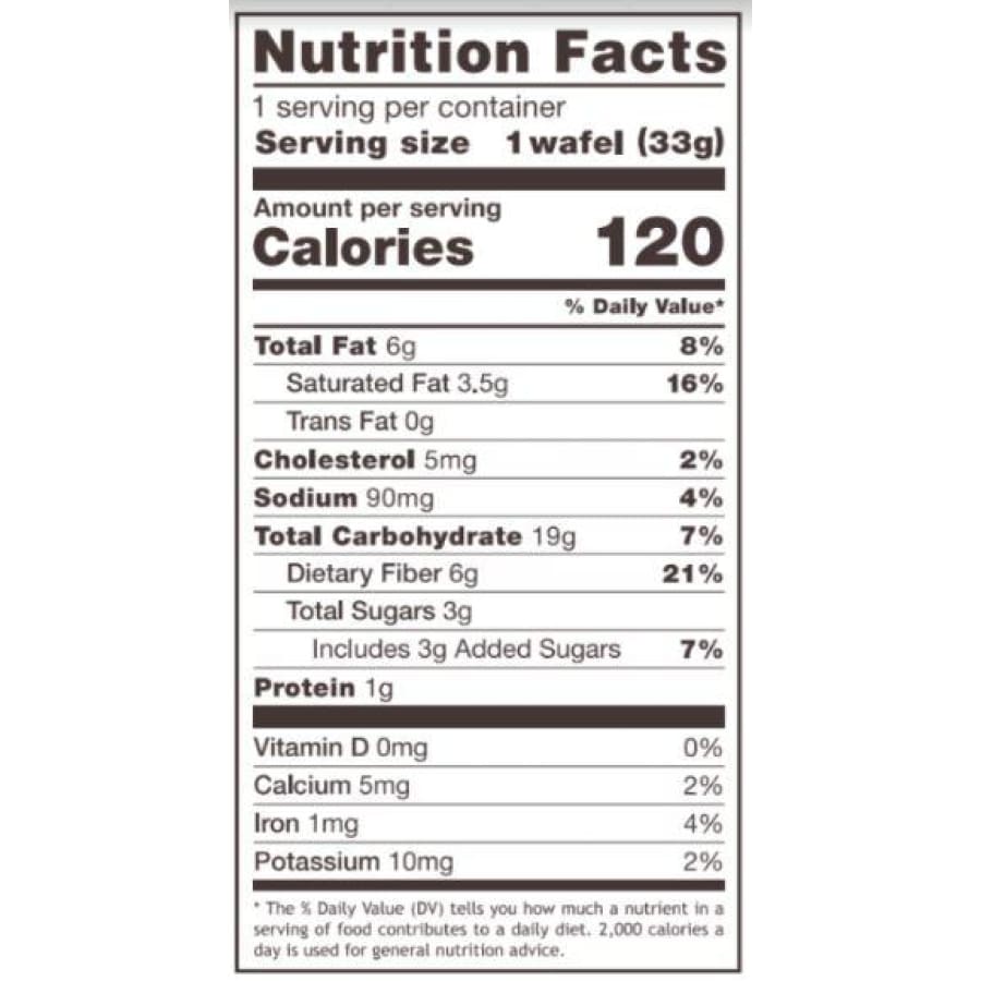 Rip Van Wafels - Chocolate Brownie (Low-Sugar) - High-quality Cakes & Cookies by Rip Van at BariatricPal Store