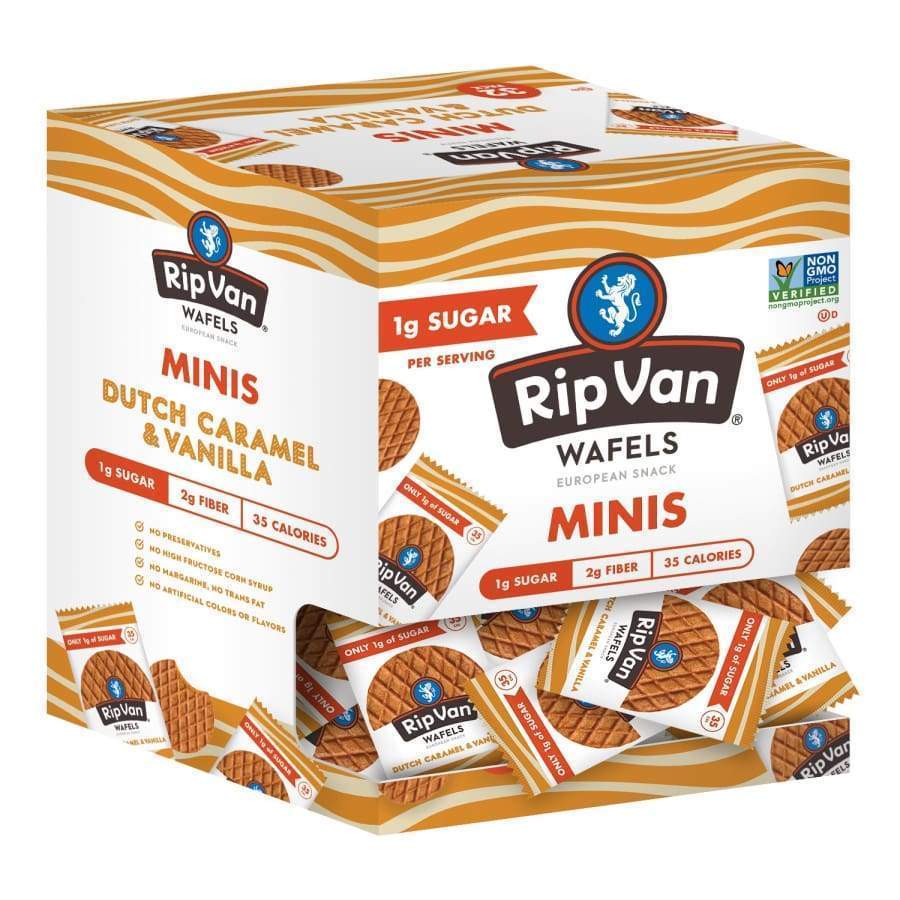 Rip Van Wafels - Dutch Caramel & Vanilla (Low-Sugar) - High-quality Cakes & Cookies by Rip Van at BariatricPal Store
